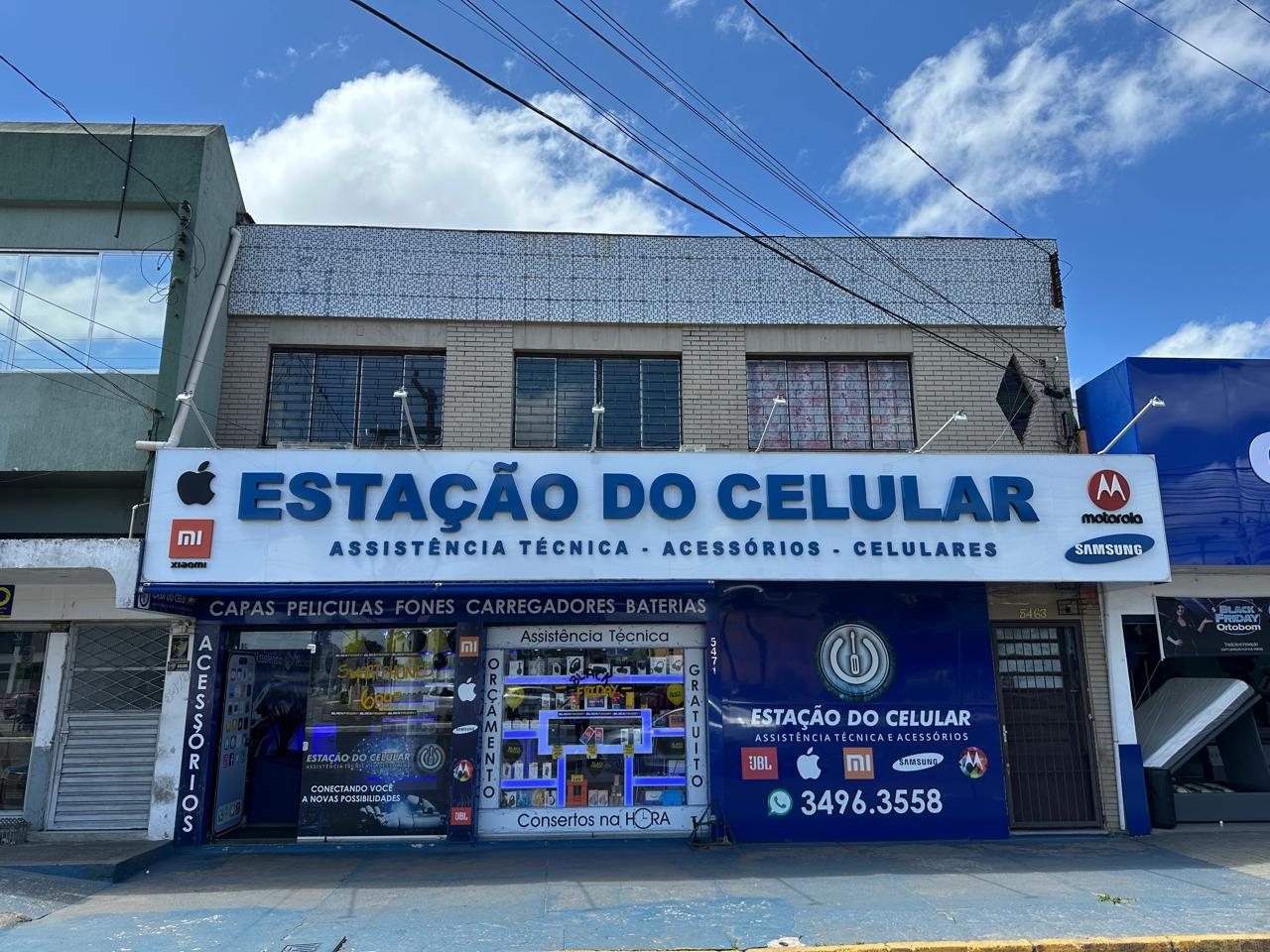 Fachada da Estação do Celular em Gravataí